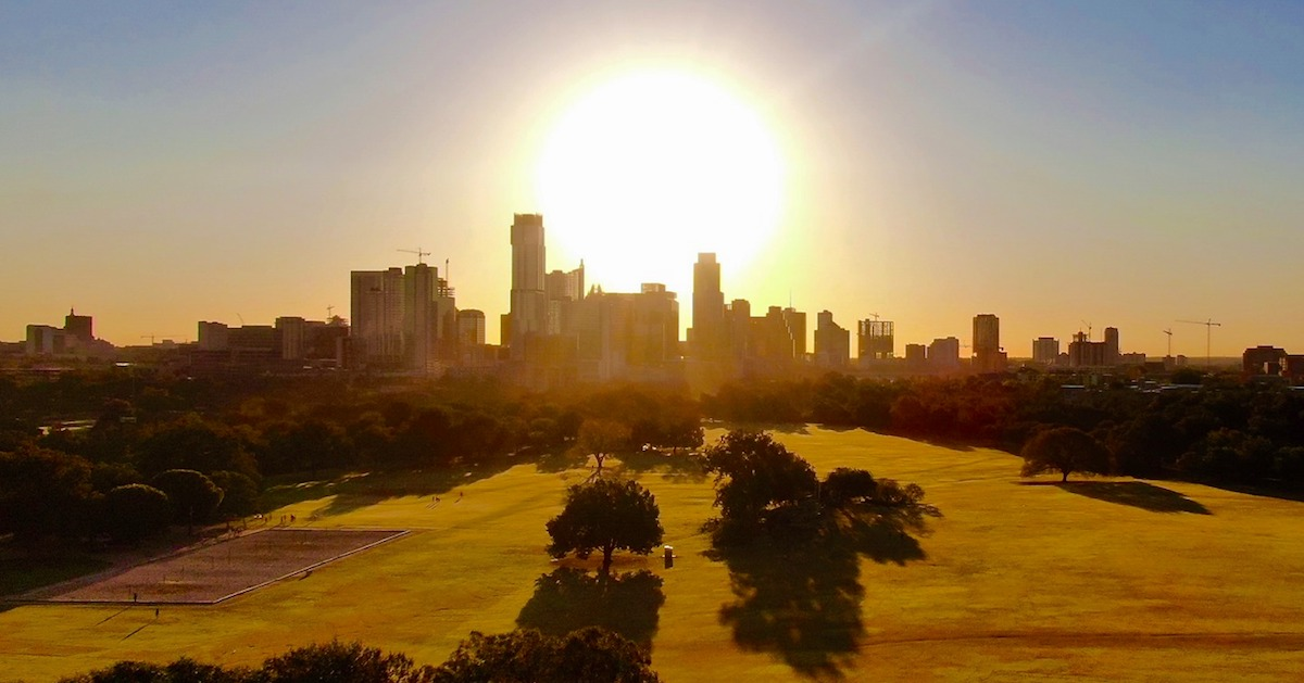 Best place for a Sun Set in Austin sunset in Austin